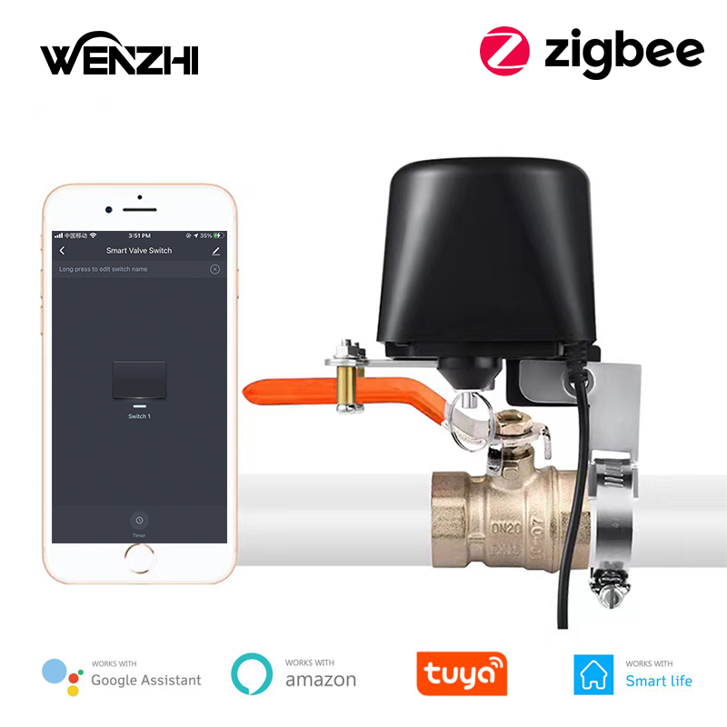 Smart Garden Irrigation - ZigBee Water/Gas Valve Remote Control System