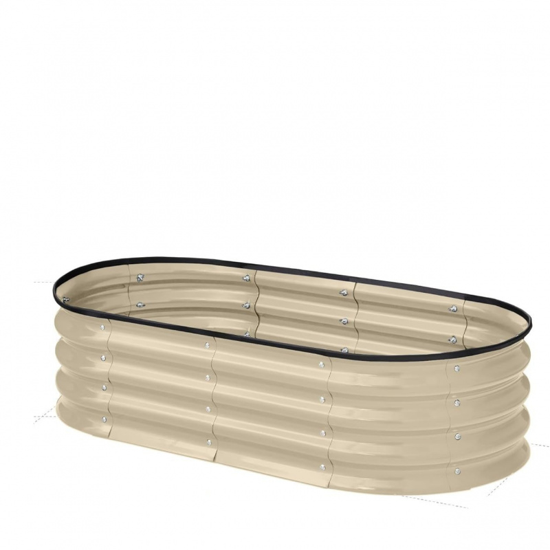1PCS Oval-shaped Galvanized St - Smart Garden Storage review and price