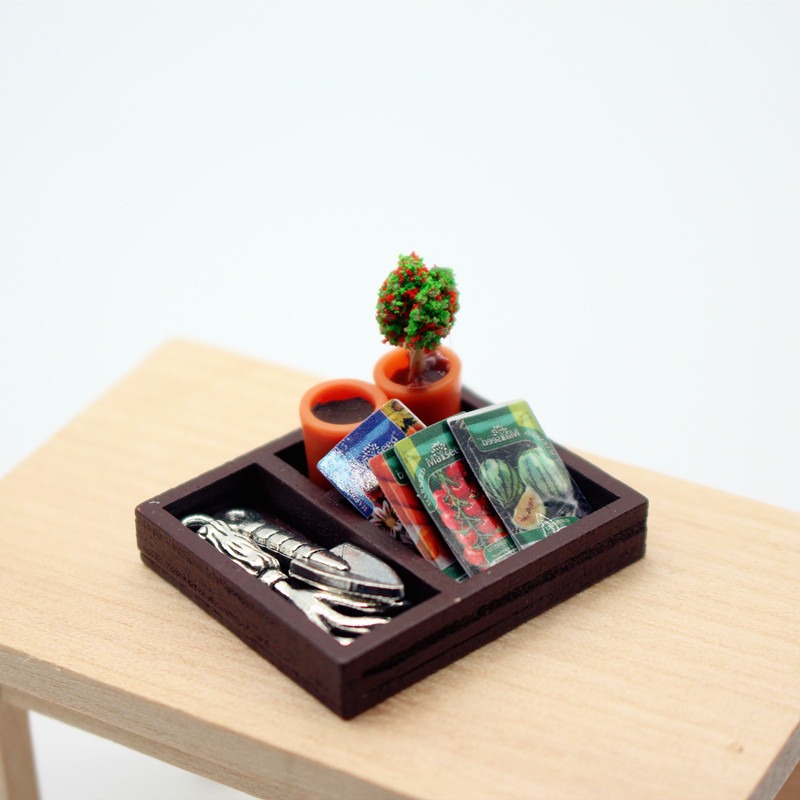 Dollhouse Gardening Wooden Box - Smart Garden Storage review and price