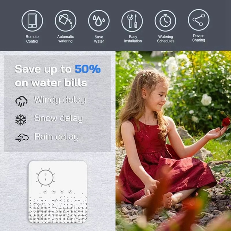 Tuya WiFi Smart Sprinkler Cont - Smart Garden Irrigation review and price