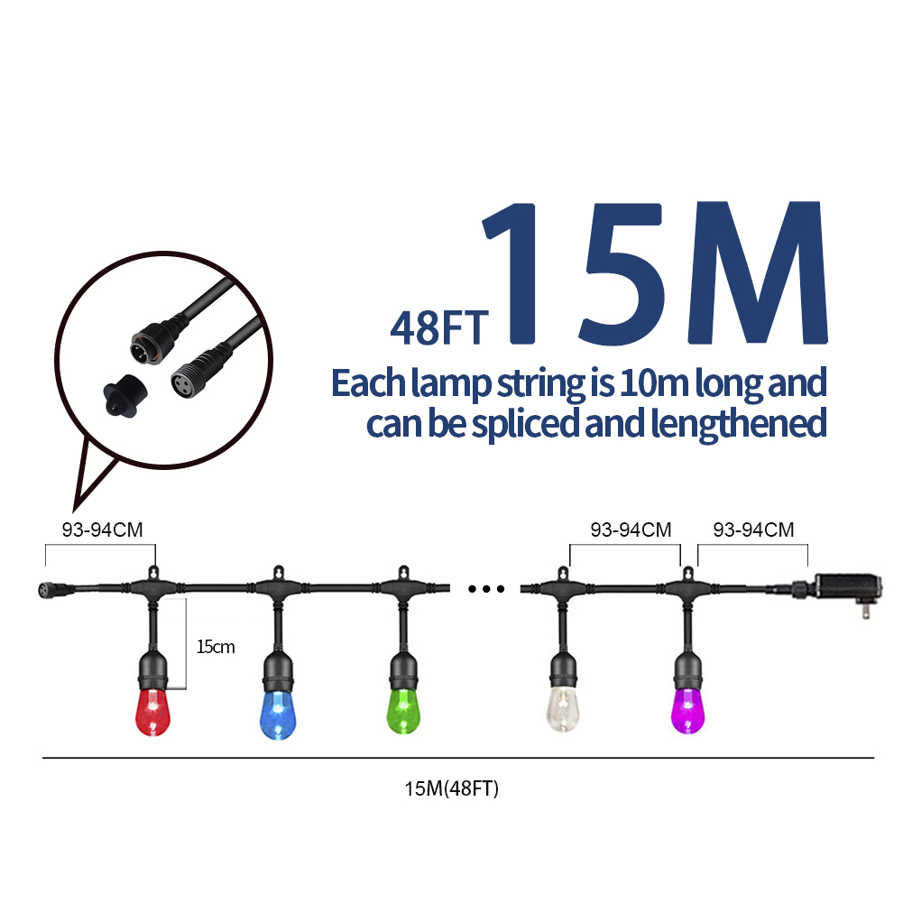 WiFi Tuya Smart RGB LED String - Smart Led Garden review and price
