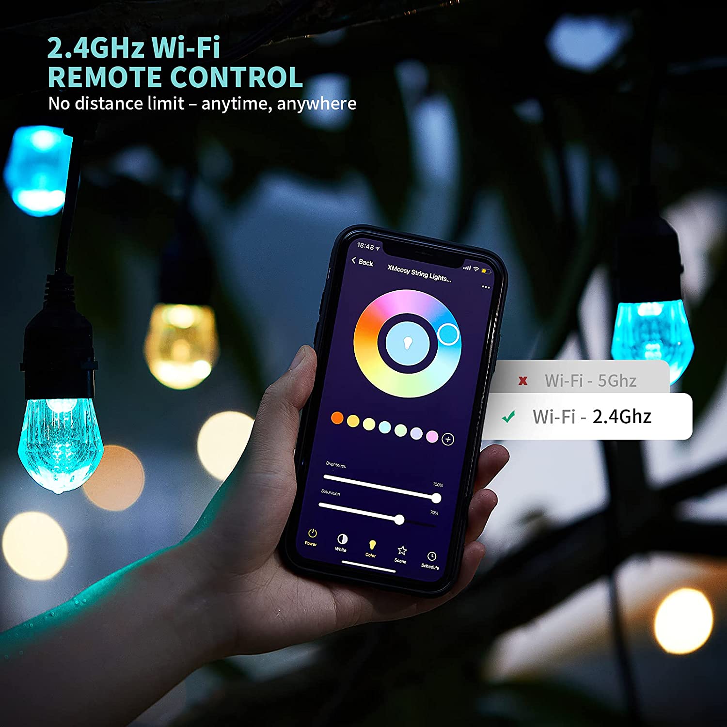 WiFi Tuya Smart RGB LED String - Smart Led Garden review and price