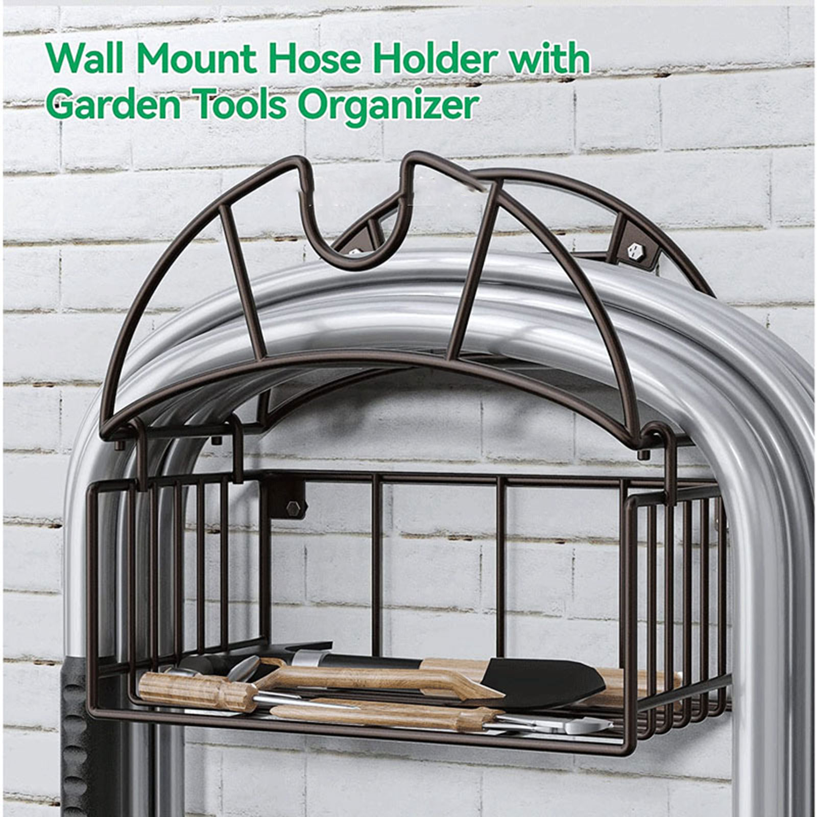 Wall Mount Garden Hose Holder  - Smart Garden Storage review and price